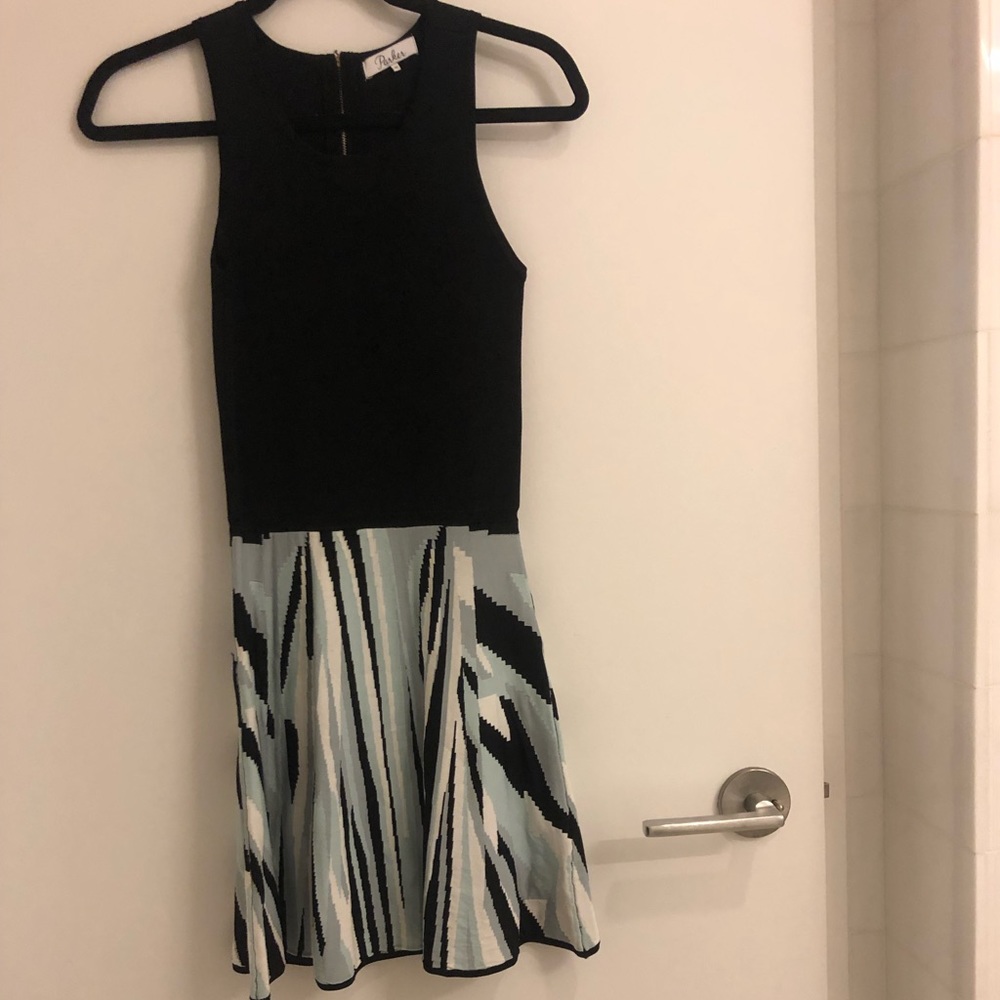 Parker Knit Fit & Flare stretch dress